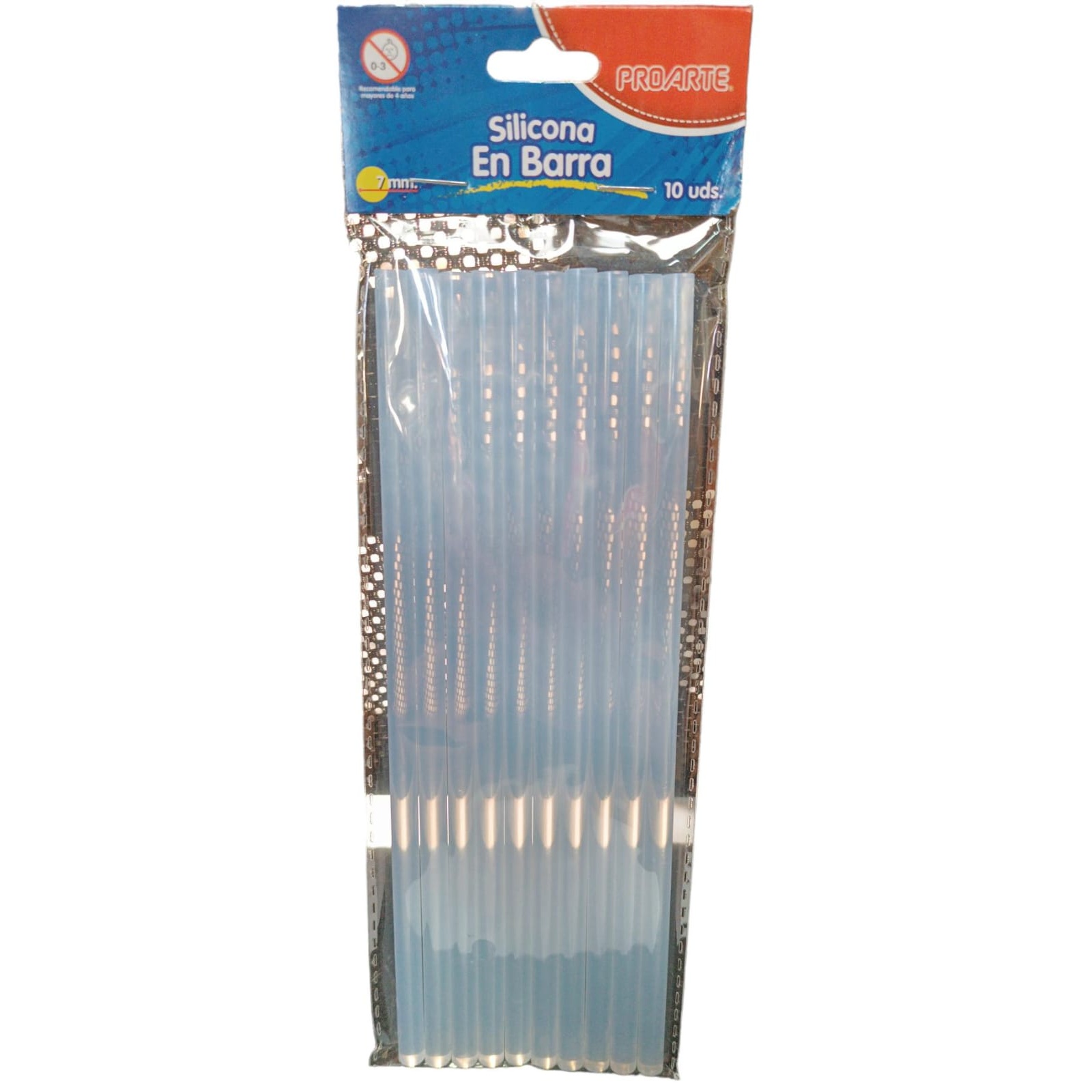 Barras de Silicona Proarte 7mm - 10 unidades