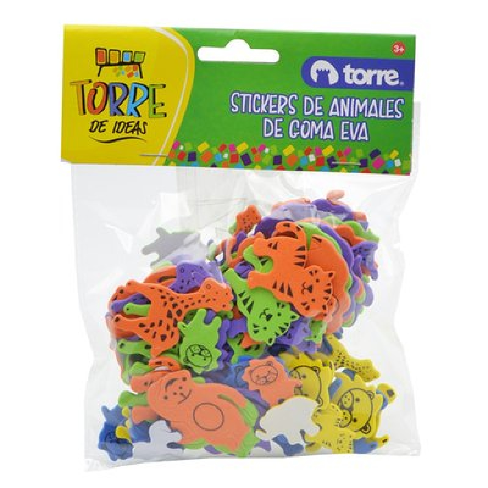 ANIMALES GOMA EVA-TORRE