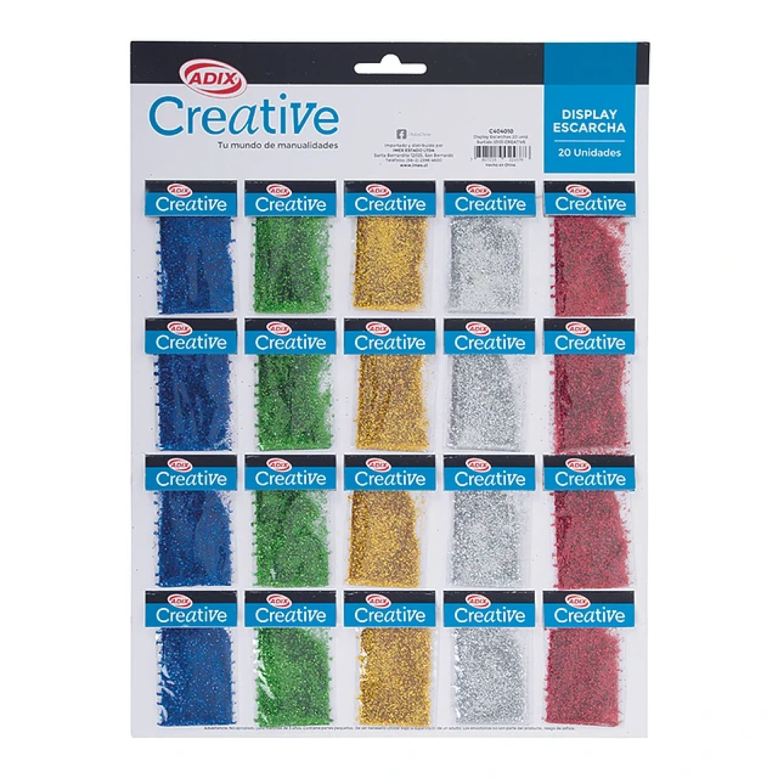 DISPLAY ESCARCHA 20u SURTIDO-CREATIVE