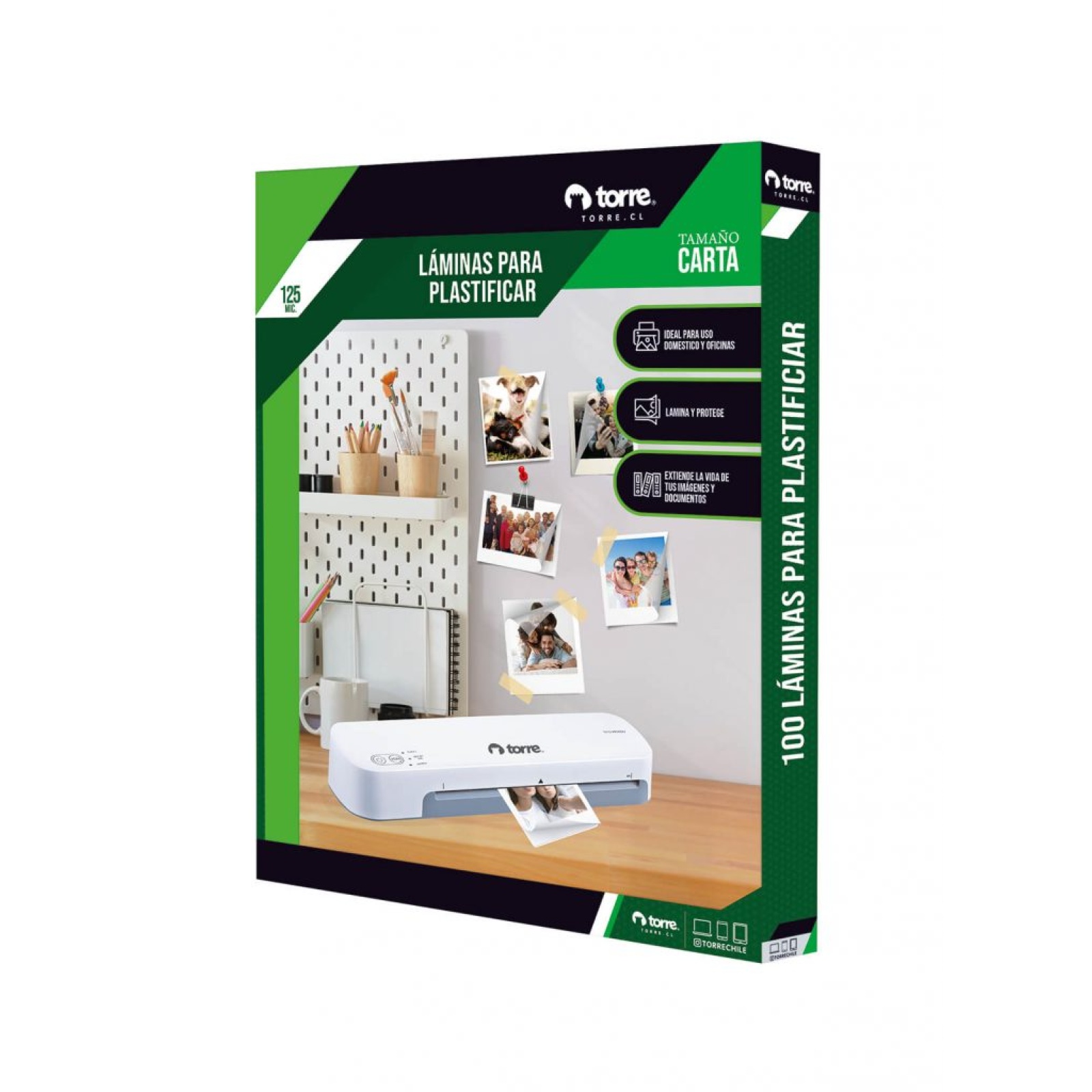 LAMINAS TERMOLAMINADO TAMAÑO CARTA TORRE