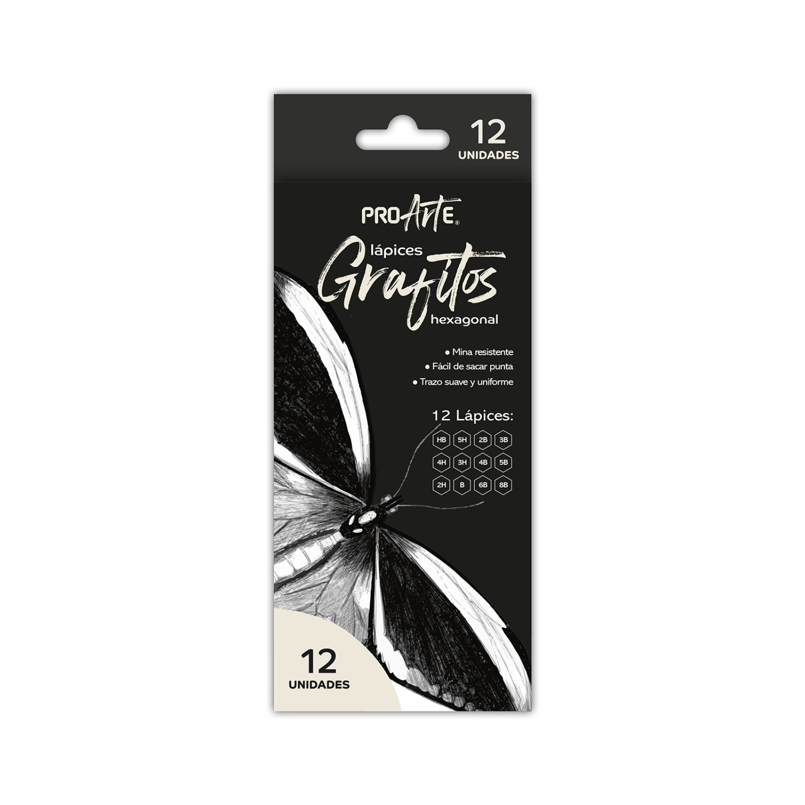 LAPICES GRAFITO PROFESIONALES  2B