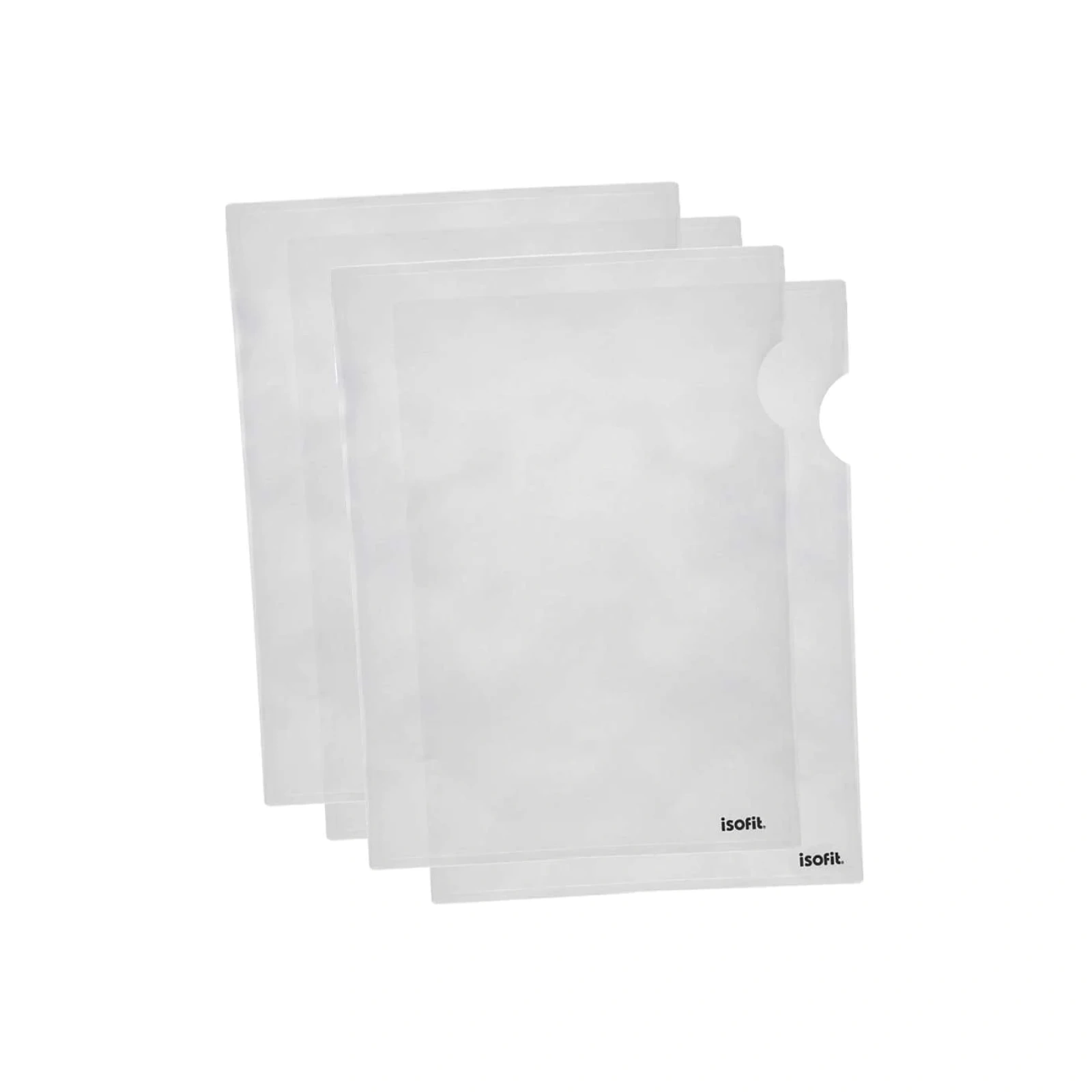 CARPETA EN L ISOFIT OFICIO TRANSPARENTE