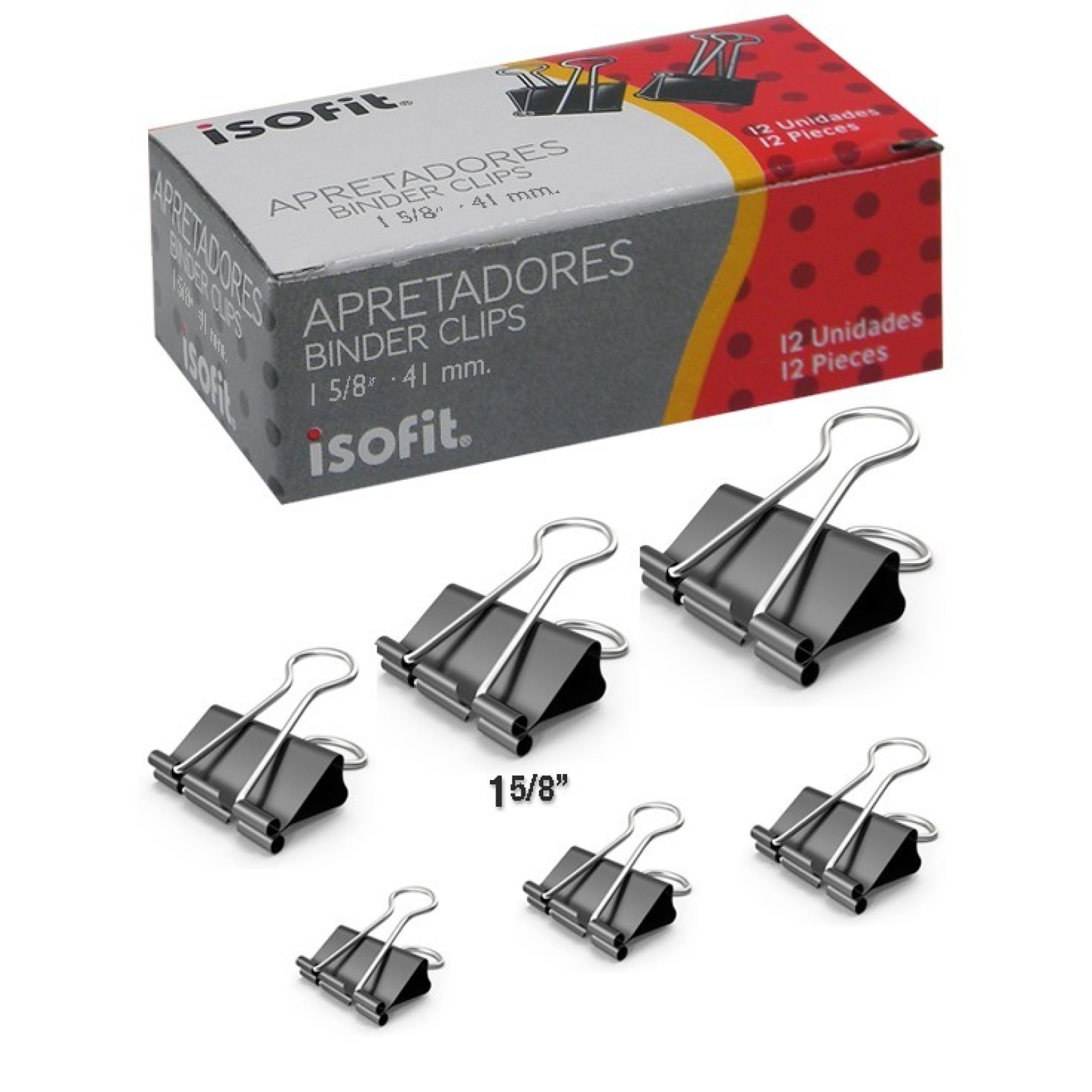 APRETADOR DOBLE CLIP ISOFIT 5/8 41MM