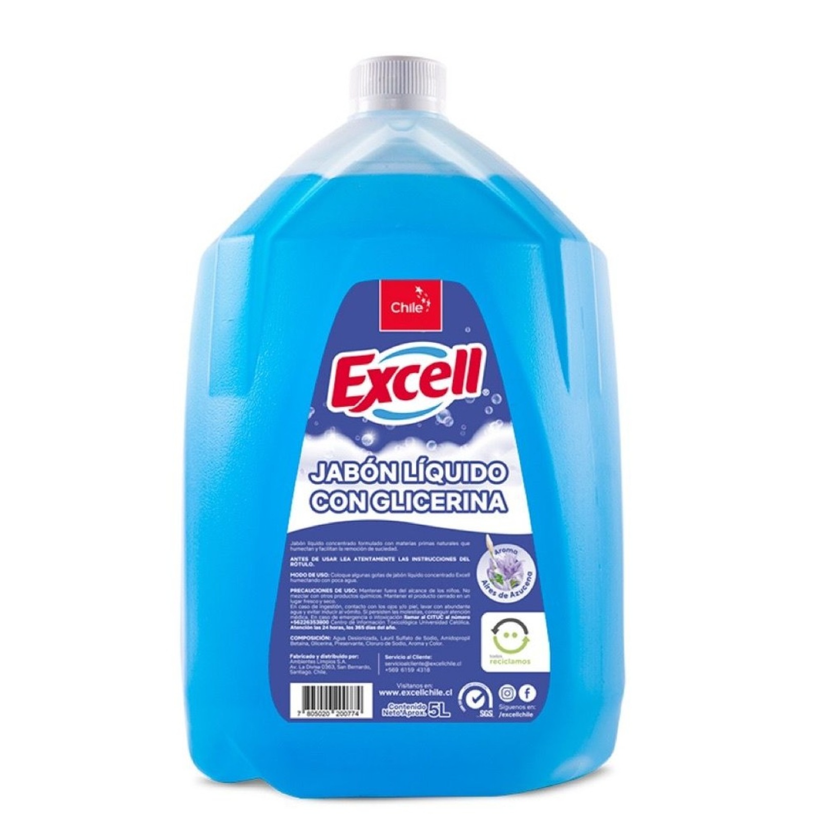 JABON LIQUIDO AZUCENA 5L EXCELL
