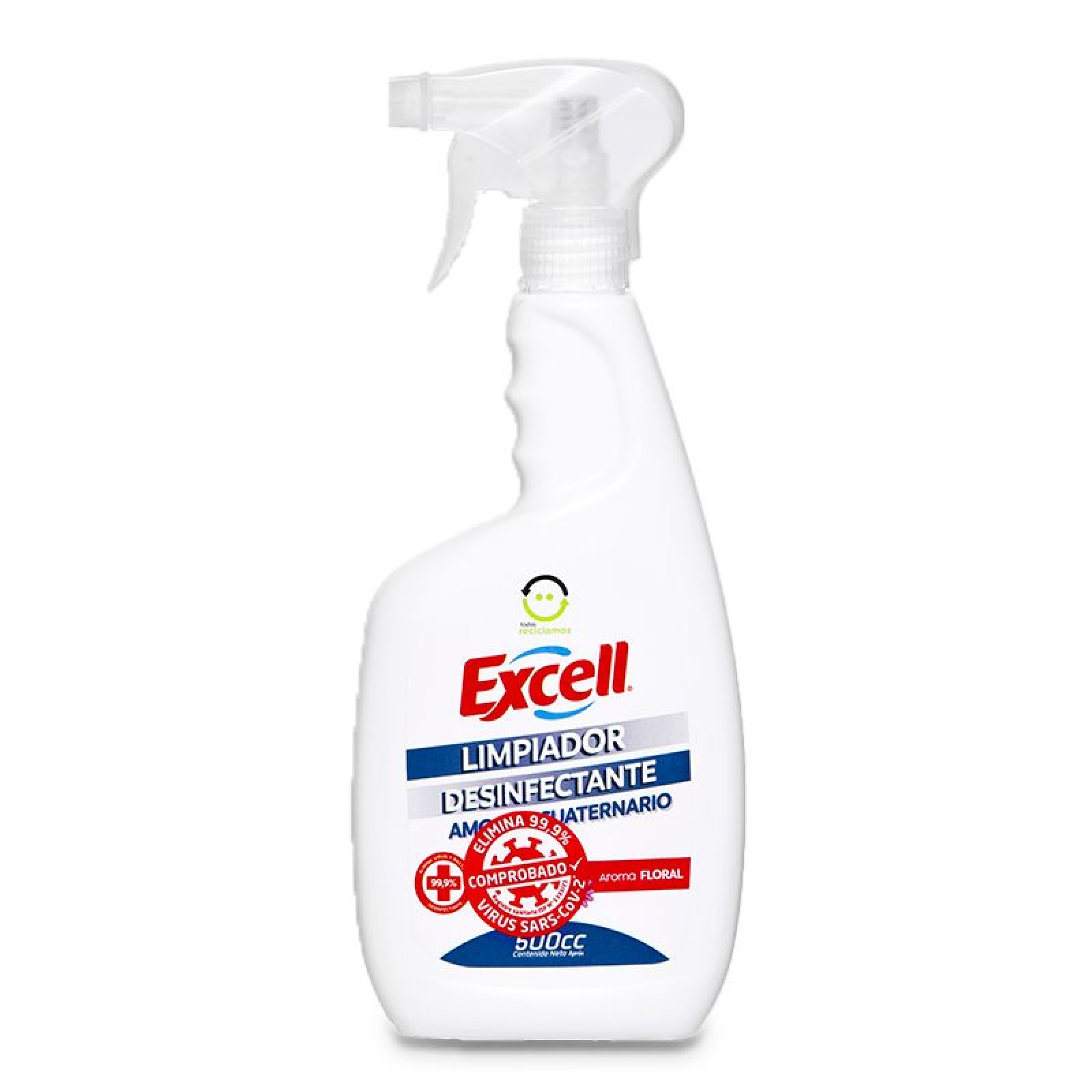 LIMPIADOR DESINFECTANTE GATILLO 500CC EXCELL