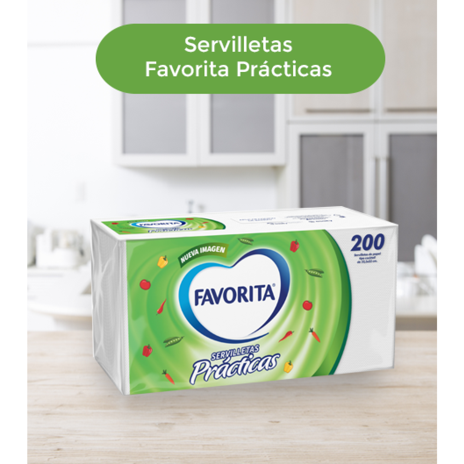 SERVILLETA PRACTICA FAVORITA
