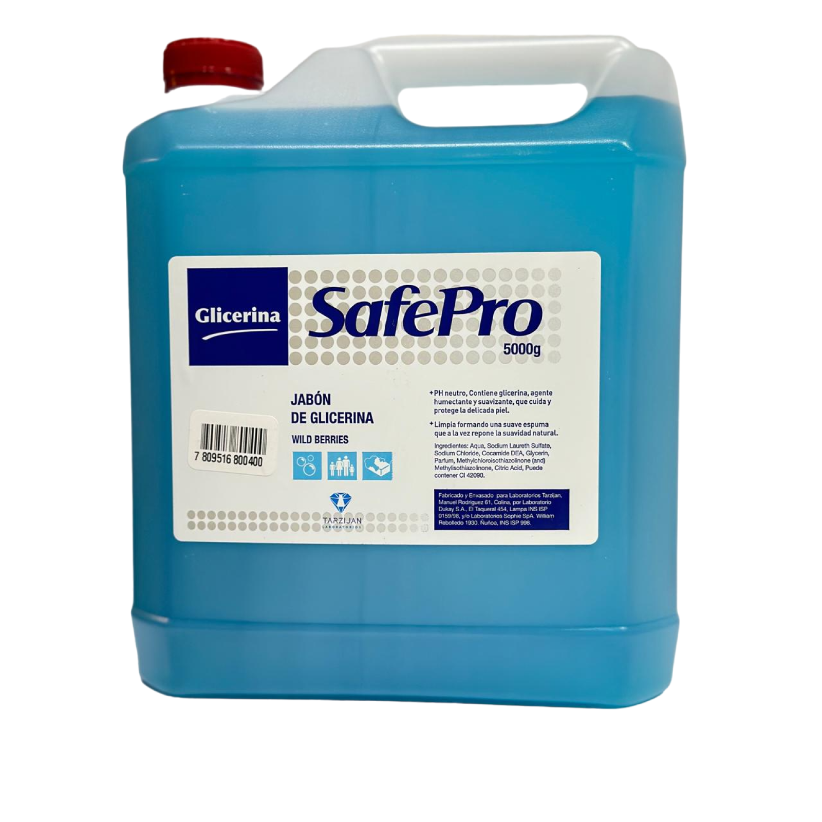 JABON DE GLICERINA LIQUIDO SAFEPRO WILD BERRIES 5LITROS