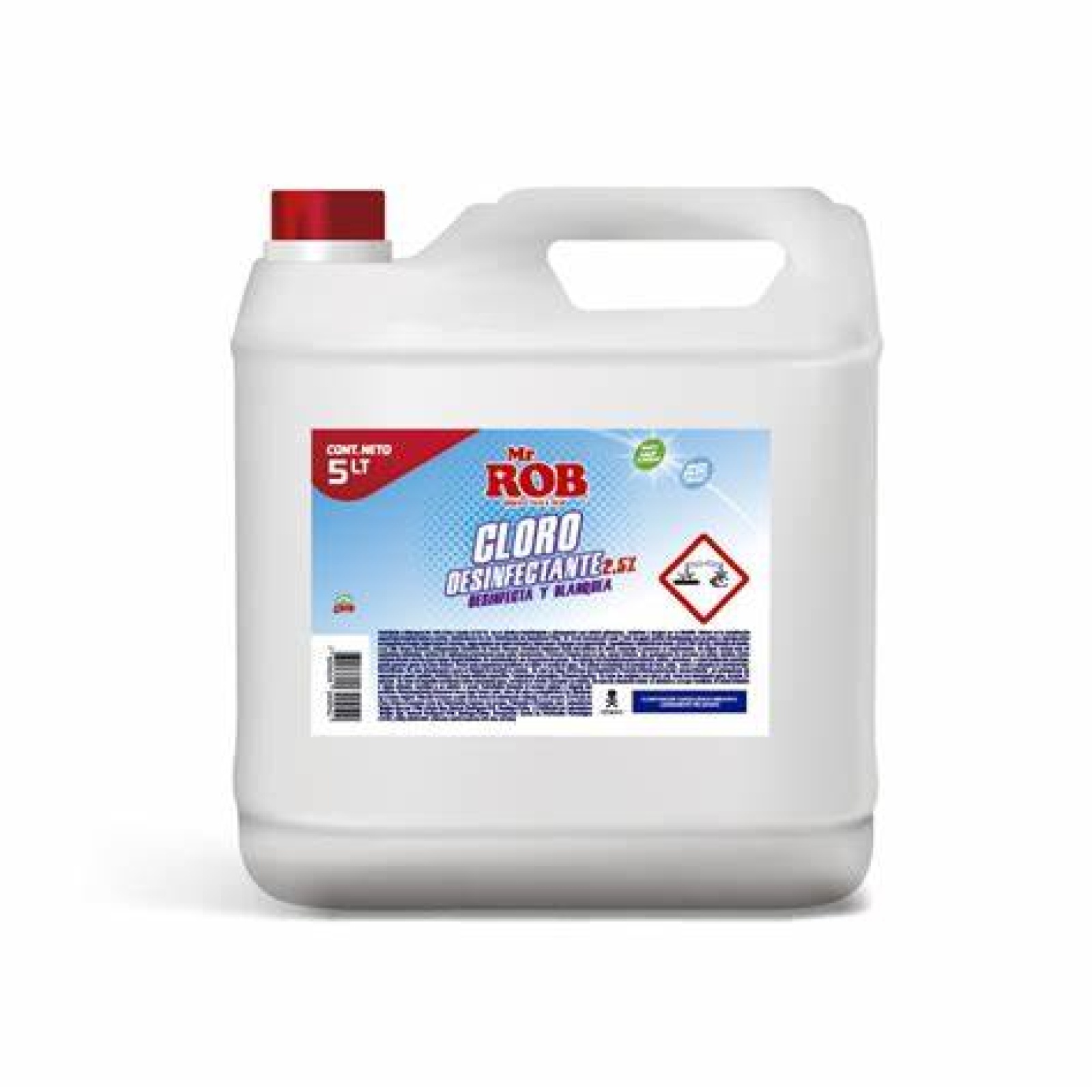 CLORO 2,5% Mr. ROB 5LITROS