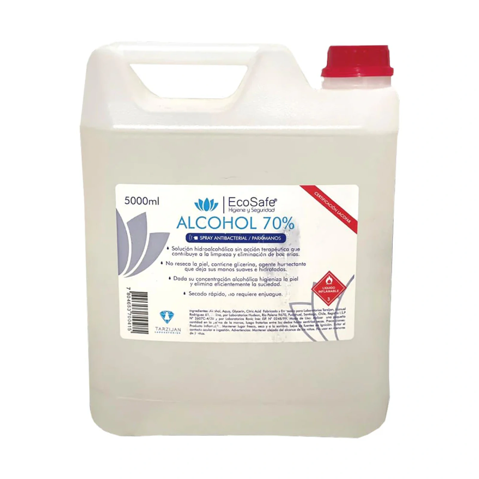 ALCOHOL SPRAY 70% / 5LT / ECOSAFE