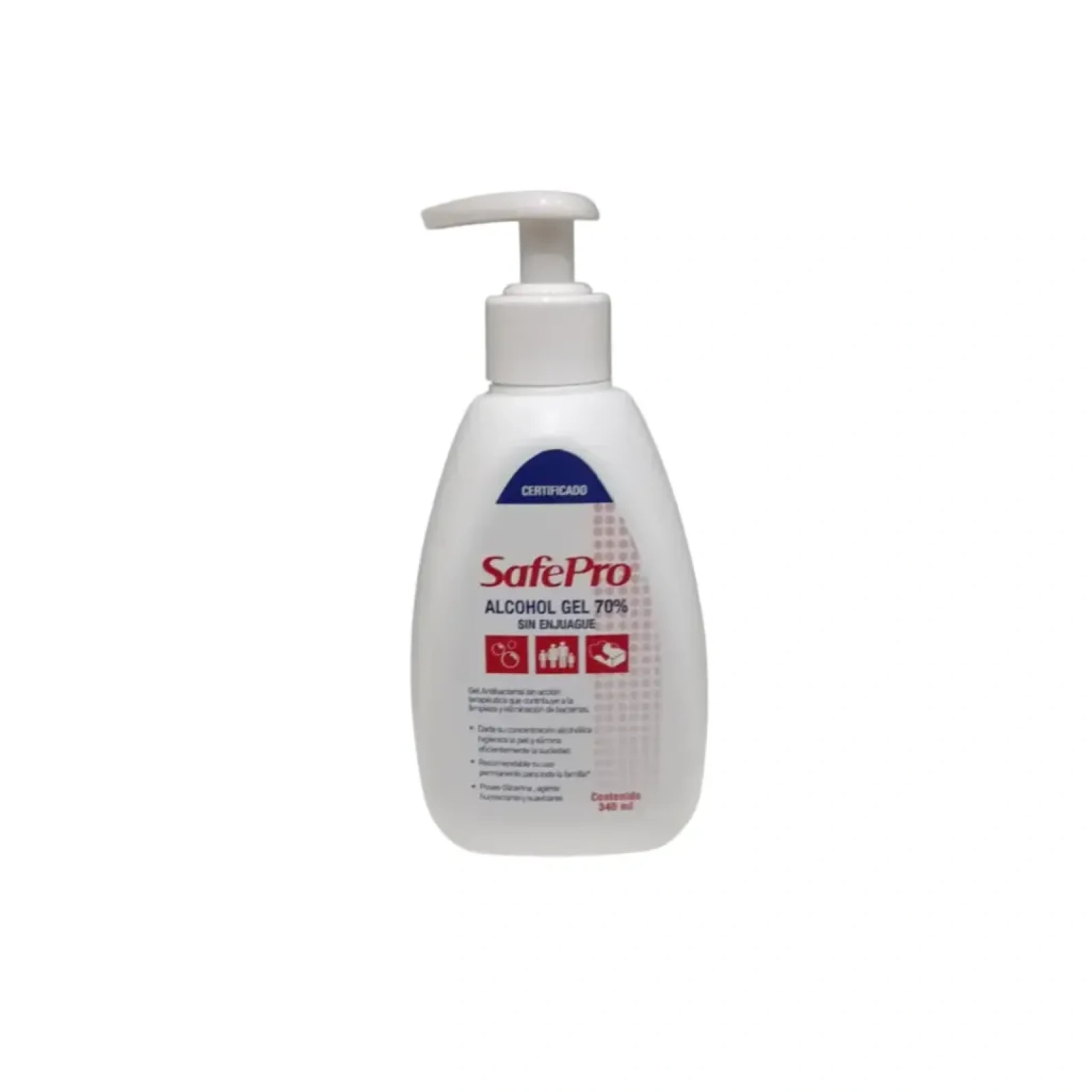 ALCOHOL GEL / 70% / 340 ML / SAFEPRO